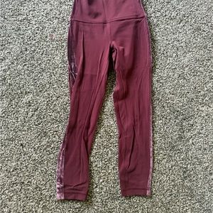 Lululemon Align Leggings with Velvet side